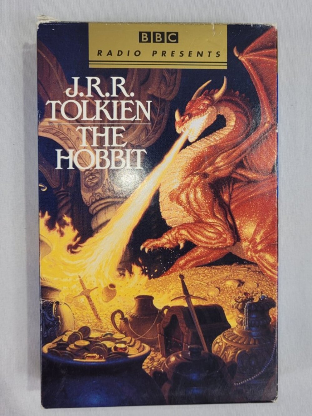 JRR Tolkien The Hobbit Cassette Audio Book 4 Tapes BBC Radio Drama